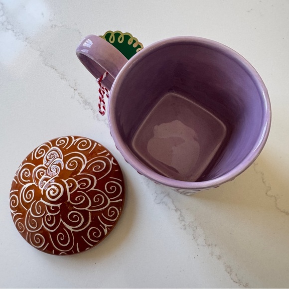 Anthropologie Lavender Ginger Stoneware Mug Mint NWT - Picture 9 of 12